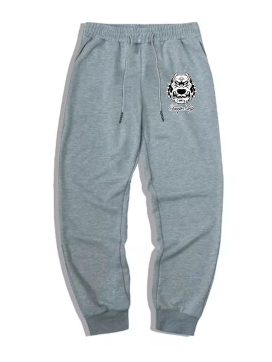 Pantalones largos ajustados  de  perro American Bully agresivo para hombre y mujer