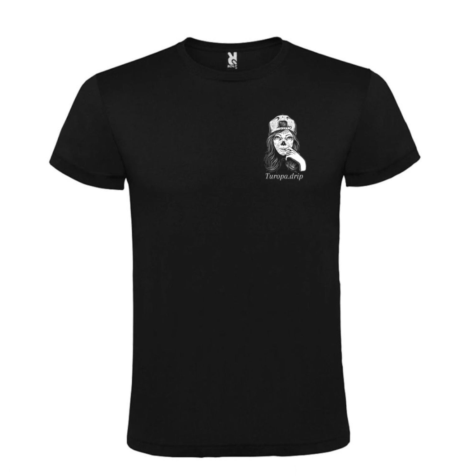 Camiseta de manga corta de chica rapera para hombre y mujer