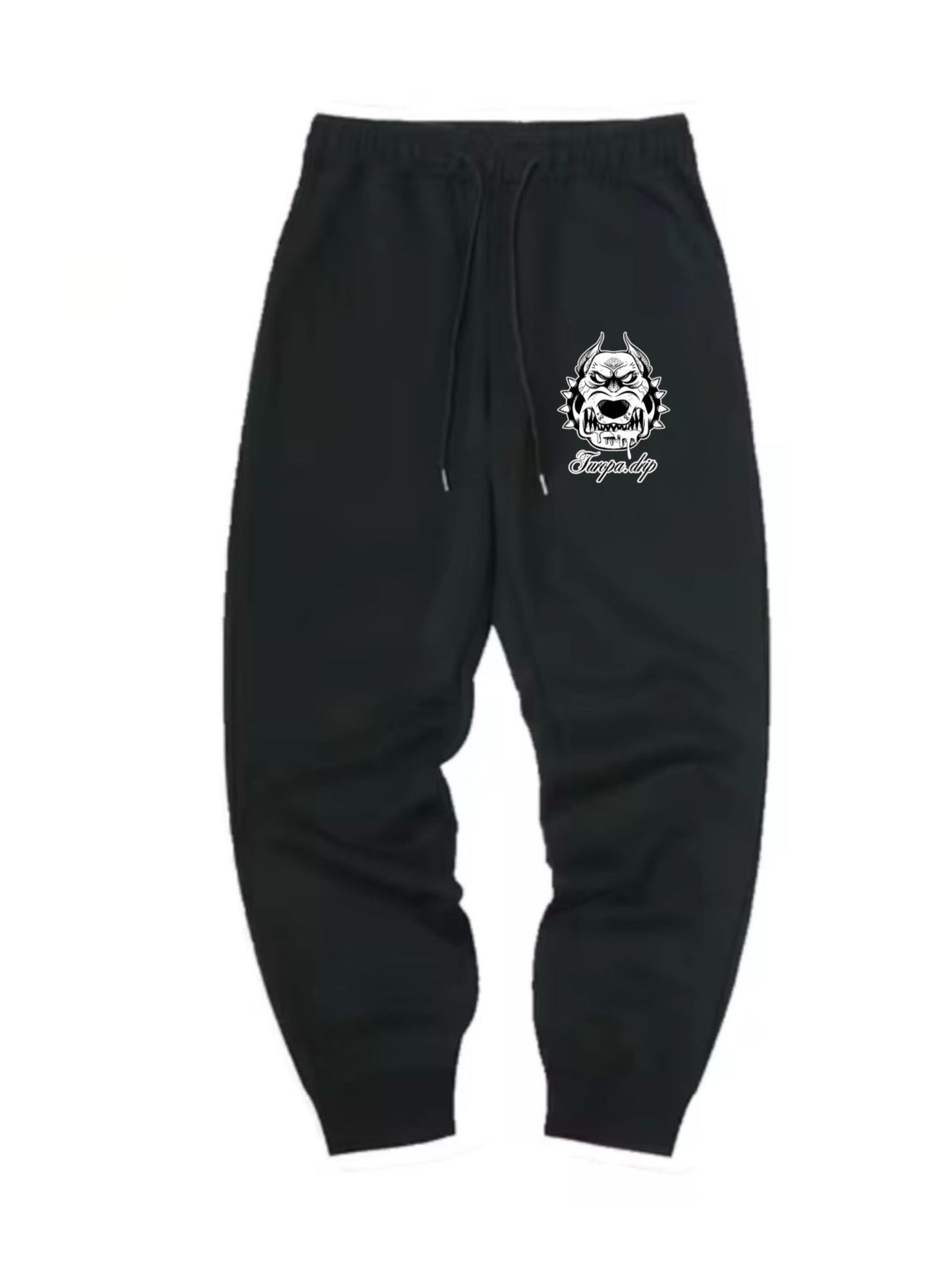 Pantalones largos ajustados  de  perro American Bully agresivo para hombre y mujer