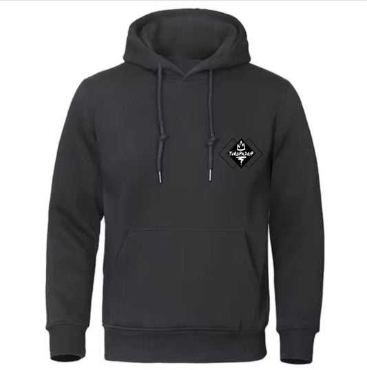 Sudadera con capucha combo de diamantes  para hombre y mujer