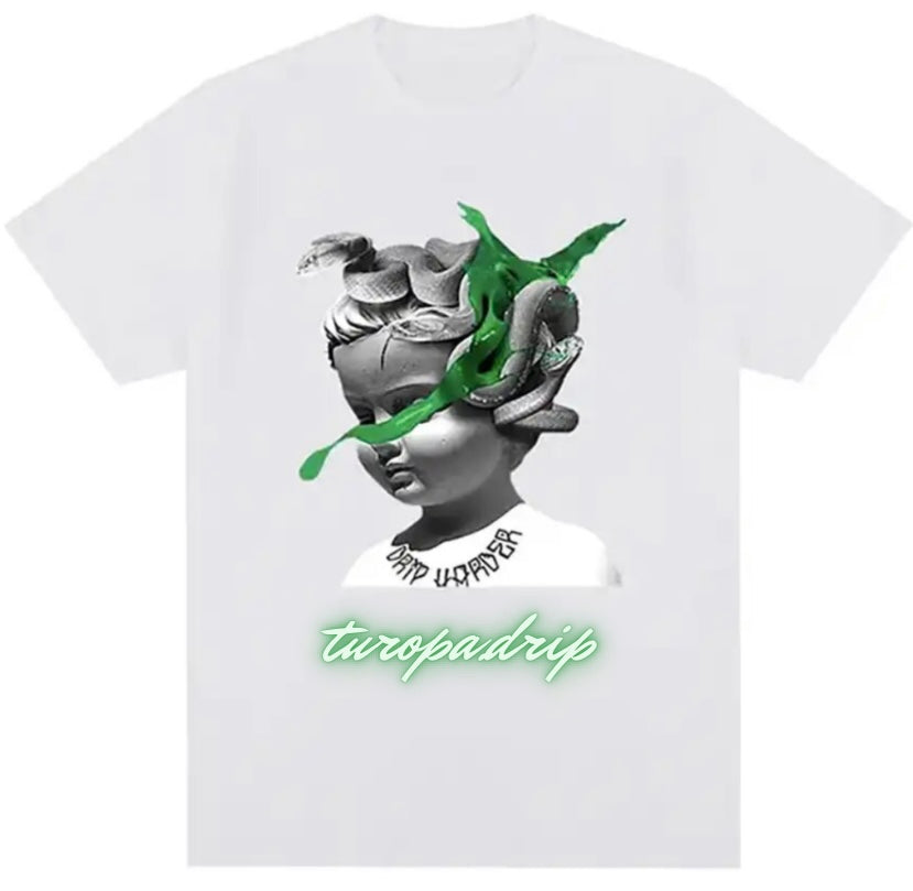 Camiseta  para hombre y mujer de rapero de goteo