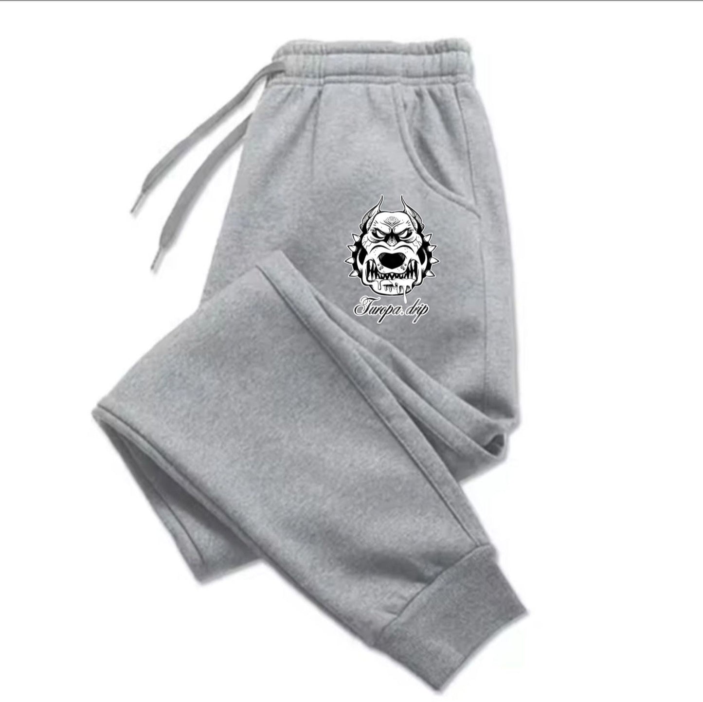 Chandal completo de manga larga de  perro American Bully agresivo para hombre y mujer